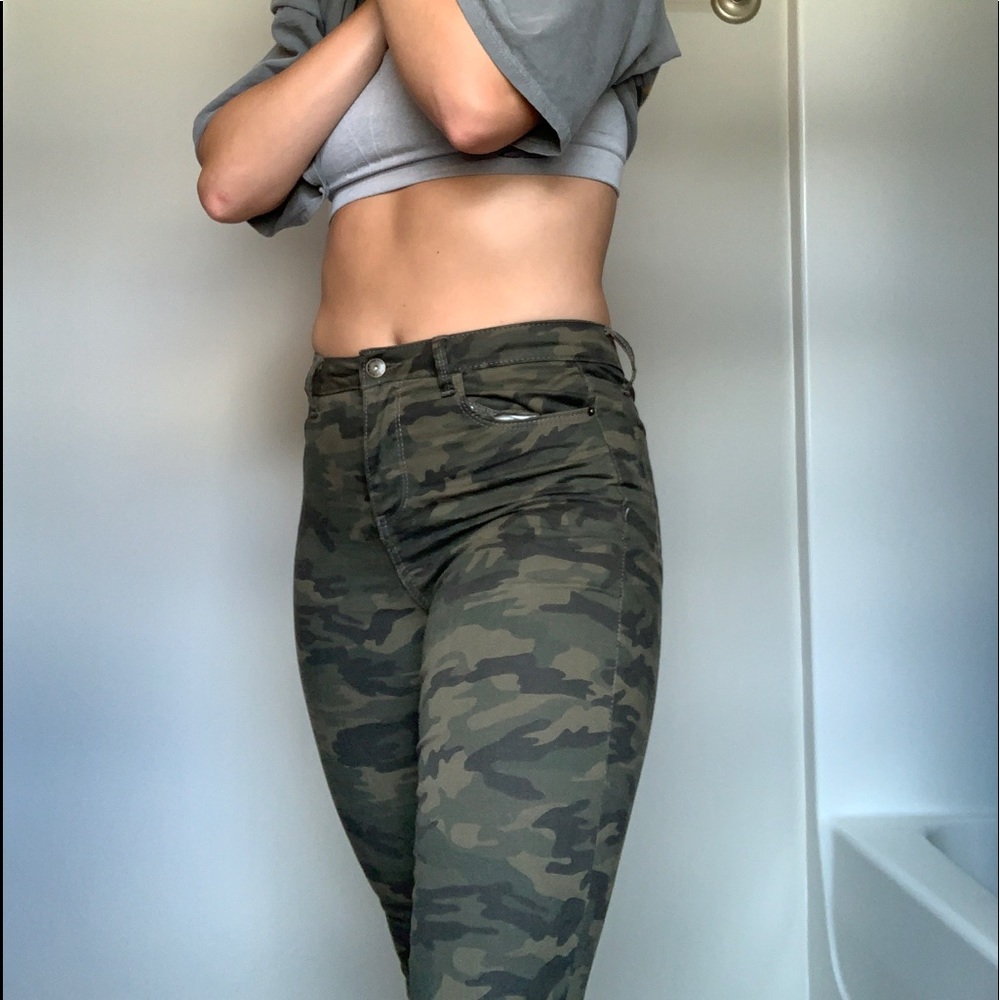 Camo jeans